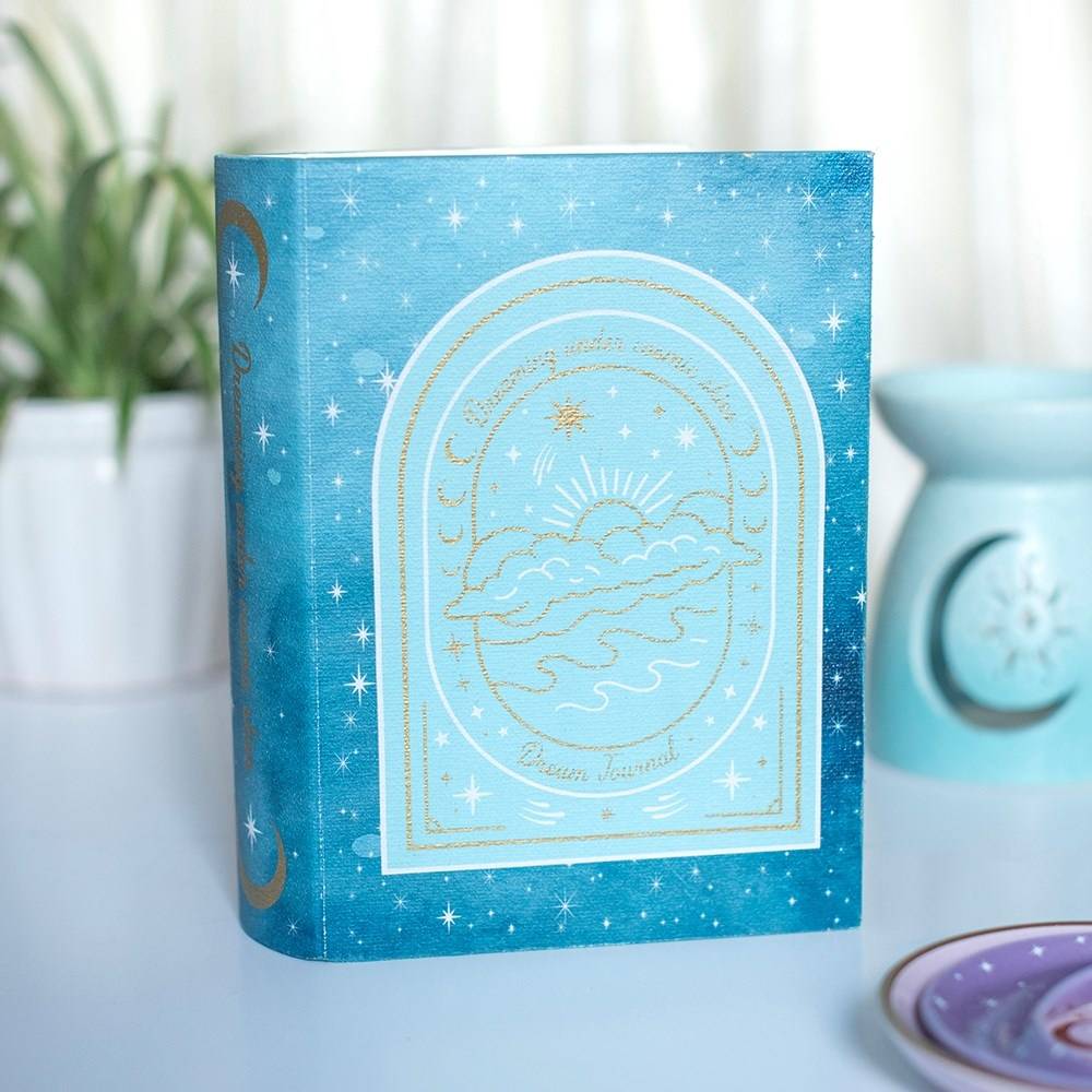 Something Different - Blue Celestial Book Shaped Decorative box - Multicolours